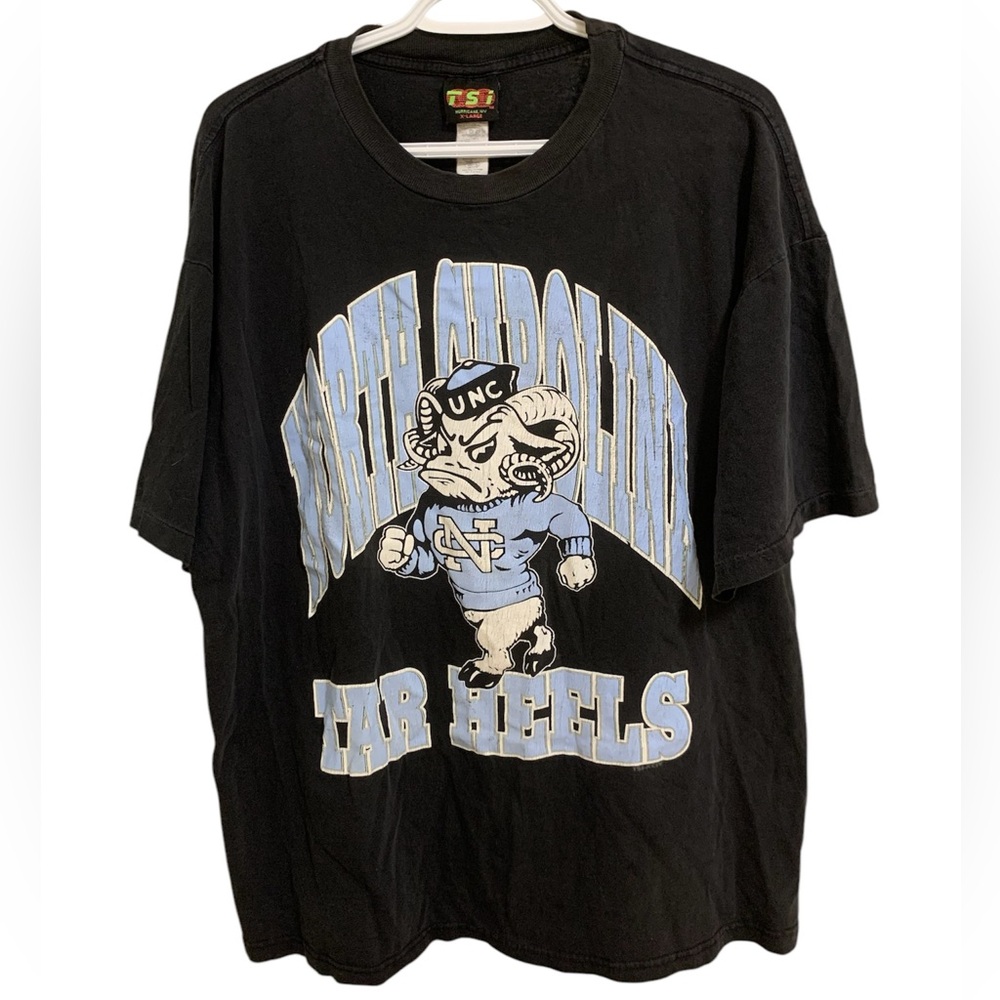 Vintage North Carolina Tar Heels Single Stitch T-Shirt Size XL UNC NCAA Jordan